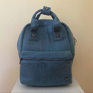 Brand new Mickey Mouse Icon Flair Denim Backpack!